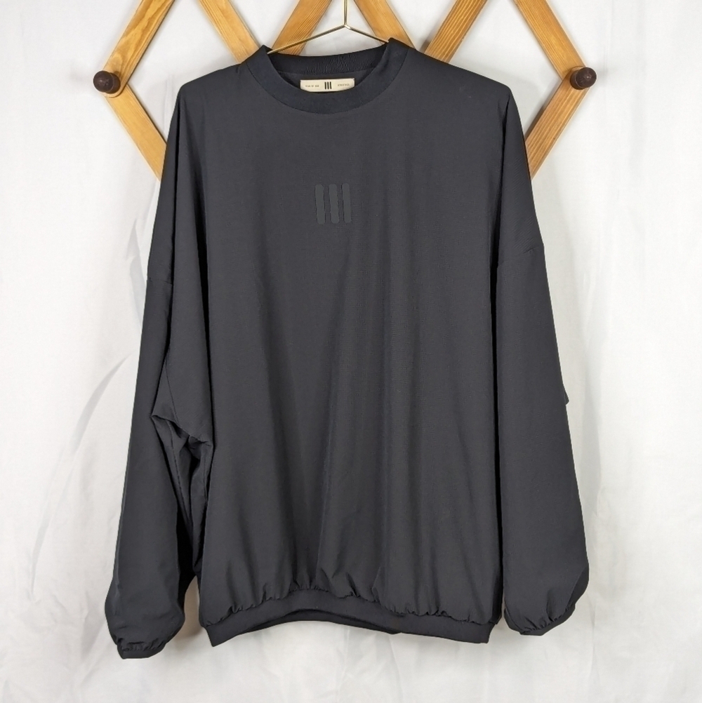 Fear of God Adidas Mens Crew Neck Pullover Windbreaker Size Medium